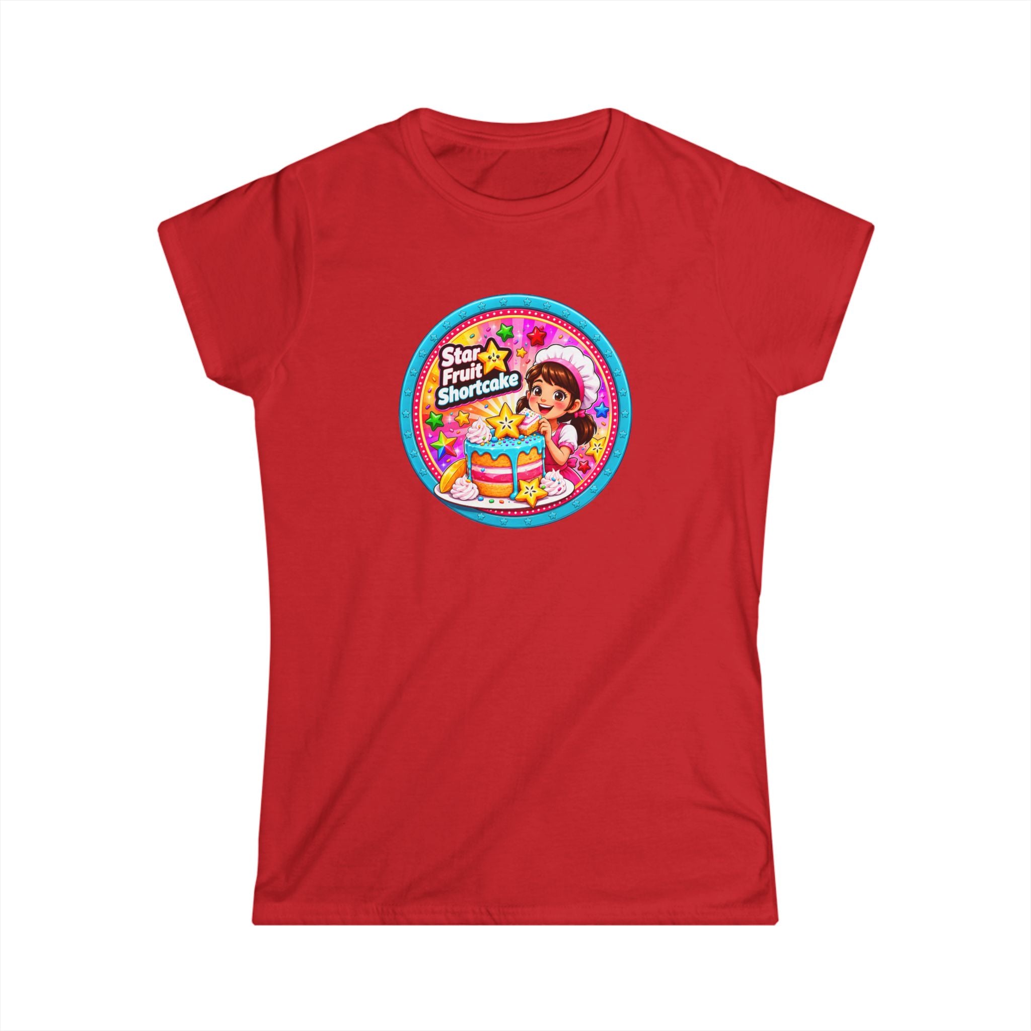 "Fruit Shortcake" Graphic Tee —  Retro Circle Design